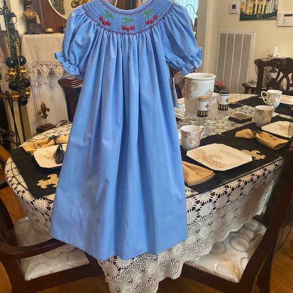 NWT Banbury Cross Smocked Girls Dress size 5 - Picture 11 of 16